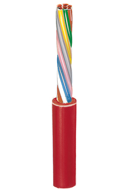 Silicone insulated, heat resistant Control Cable without protective conductor Si-SL-0  0,5