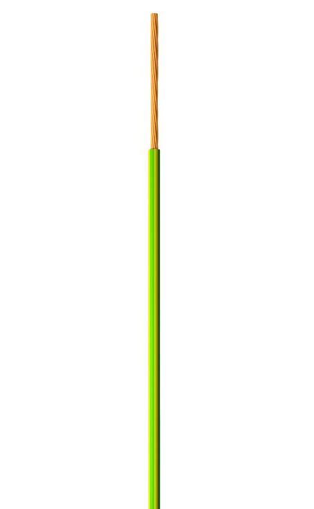 Single conductor high voltage stranded wire, halogen free H05 Z-K, 0,5mm²