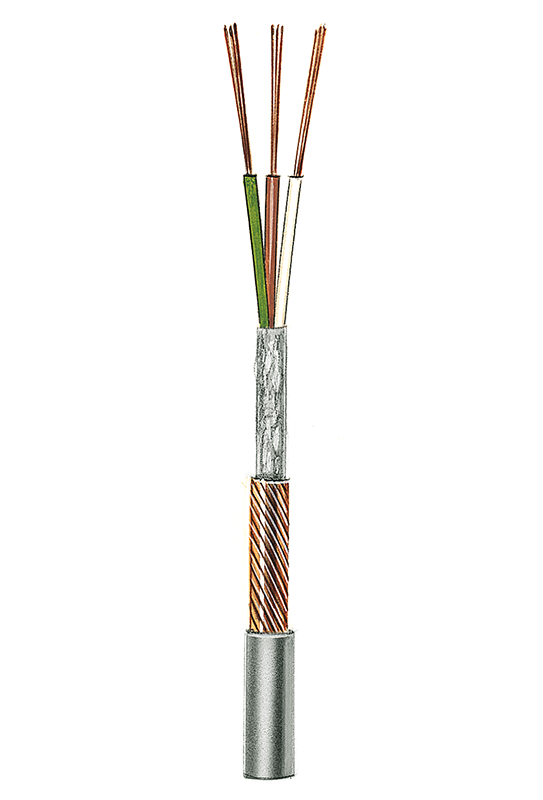 Geräteanschlussleitung/ Steuerleitung mit Gesamtabschirmung NF7 (3 x 0,11), 3 Adern