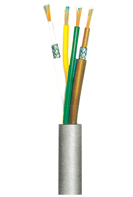 Flexible Control Cable, shielded LiYY-LiYCY 0,5, 8 Cores