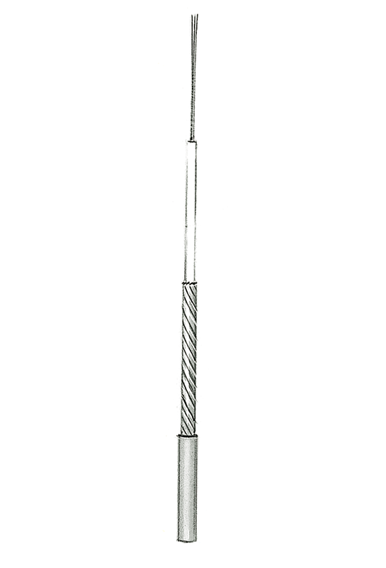 Schaltlitze mit Abschirmungsseil NF11b (1 x 0,5), 1 Ader