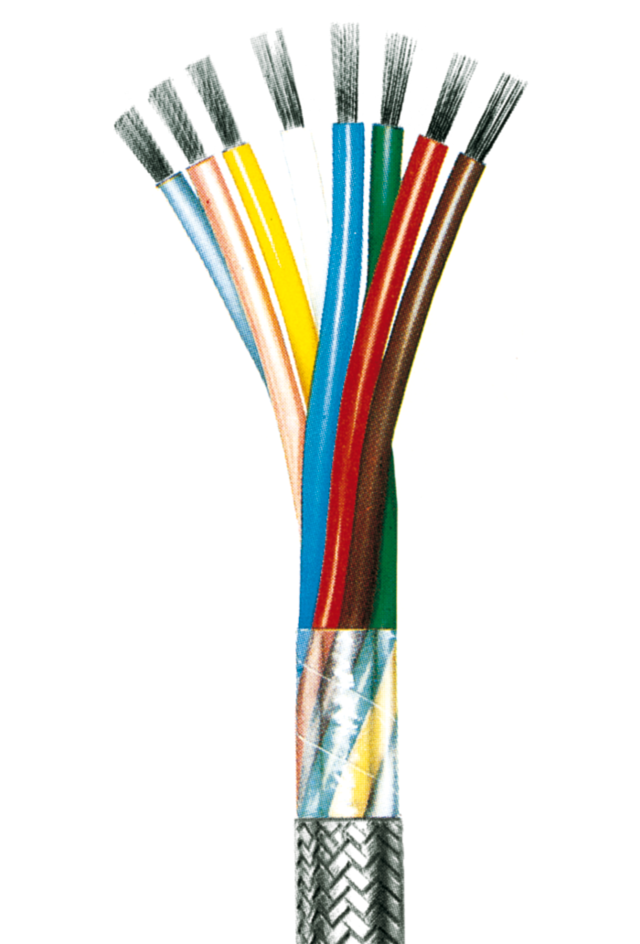 Flexible Steuerleitung, geschirmt, PVC isoliert LiYCY 0,14, 3 Adern Flexible Steuerleitung, geschirmt, PVC isoliert LiYCY 0,14, 3 Adern